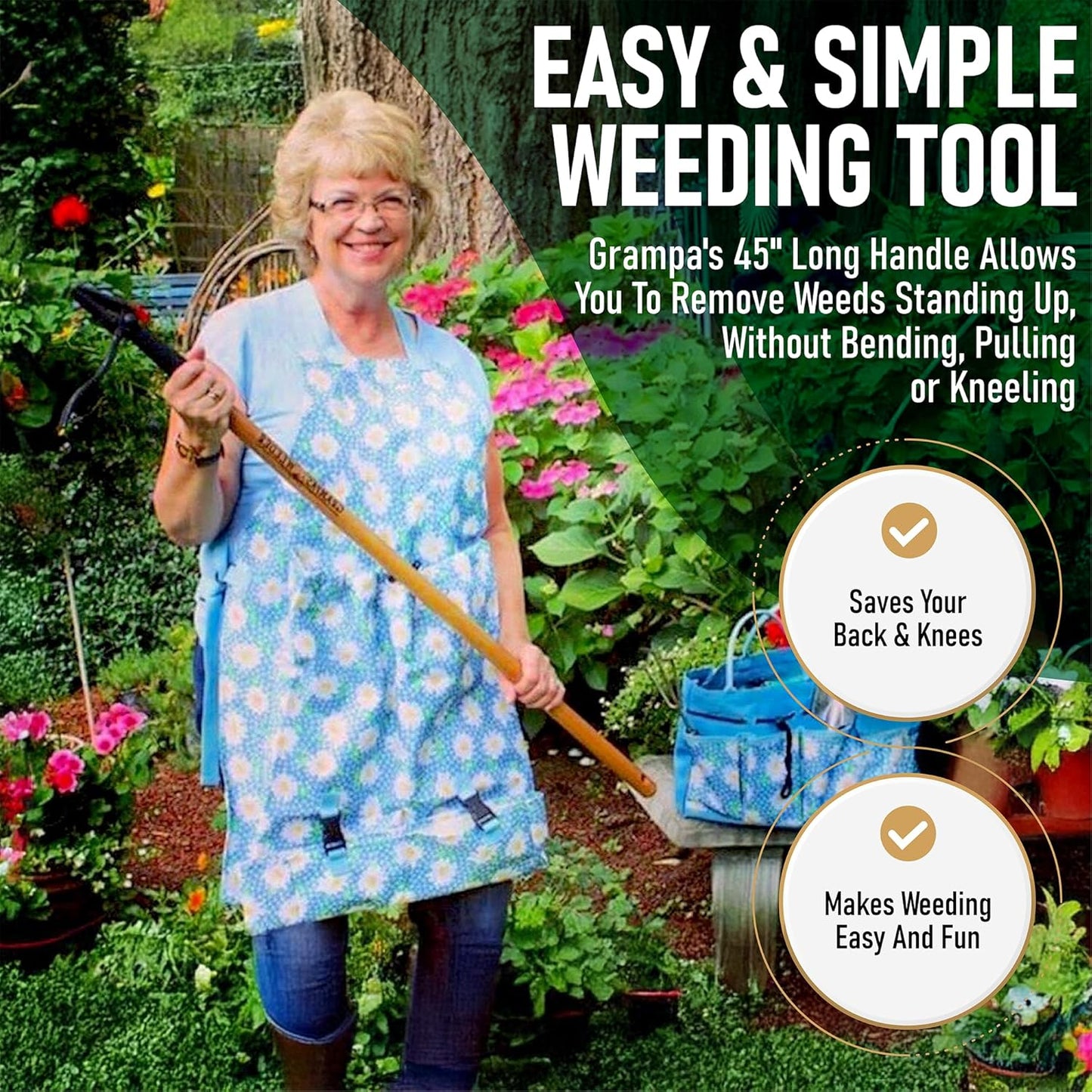 Grampa's Garden Weeder Tool